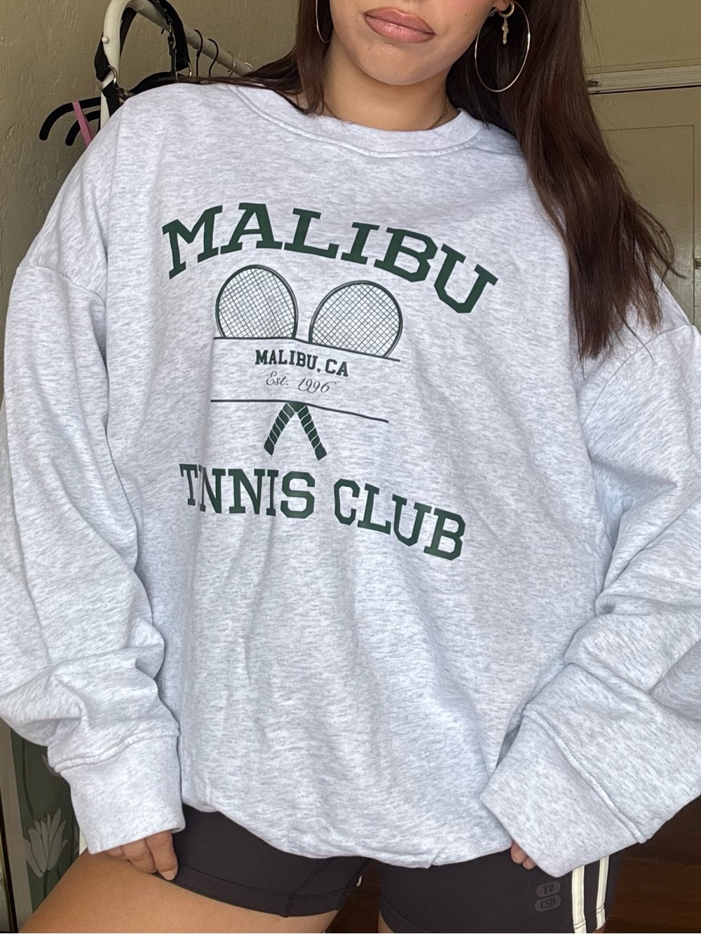 NWT \\ “Malibu tennis club” crewneck sweatshirt